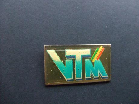 VTM. Vlaamse televisie maatschappij. logo